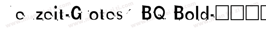 Neuzeit-Grotesk BQ Bold字体转换